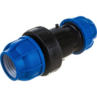 Шаровой компрессионный кран TEBO ПНД 40x40 T-ПНД.Кш.0.40-40.CN