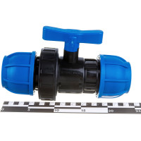 Компрессионный шаровой кран TEBO ПНД 50x50 T-ПНД.Кш.0.50-50.CN