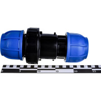 Компрессионный шаровой кран TEBO ПНД 50x50 T-ПНД.Кш.0.50-50.CN