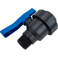 ПНД Кран шаровой компрессионный TEBO 1" ВР/НР T-ПНД.Кш.2.1.CN