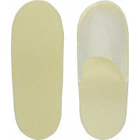 Одноразовые тапочки ЧИСТОВЬЕ белые, с закрытым мысом, 25 пар, 43 размер 631065