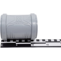 Надвижная ремонтная муфта без перегородки RTP ВК ПП 75 серый 36362