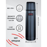 Термос THERMOS FBB 750BC Midnight Blue синий 836427