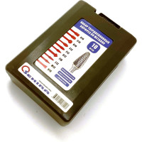 Набор бор-фрез твердосплавных из 10 шт. (A10,C10,D10,E12,F12,G12,J10,L12,M12,N10) х 6 мм Х-образная насечка Sekira 00-00018050