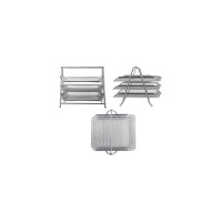 Настольный набор BRAUBERG Germanium 6 предметов, серебро, металл 237986