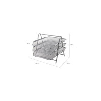 Настольный набор BRAUBERG Germanium 6 предметов, серебро, металл 237986