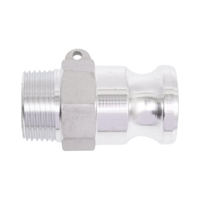 Алюминиевый камлок TITAN LOCK типа F серия EcoLine, ниппель наруж. резьба BSP 1" TL100FAL-EL