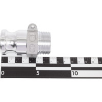 Алюминиевый камлок TITAN LOCK типа F серия EcoLine, ниппель наруж. резьба BSP 1" TL100FAL-EL