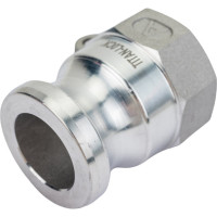 Алюминиевый камлок TITAN LOCK типа А серия EcoLine, ниппель внутр. резьба BSP 1" TL100AAL-EL