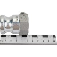 Алюминиевый камлок TITAN LOCK типа А серия EcoLine, ниппель внутр. резьба BSP 1" TL100AAL-EL