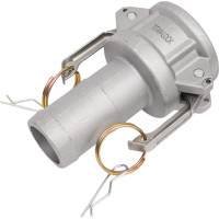 Алюминиевый камлок TITAN LOCK типа С серия EcoLine, розетка с хвостовиком 1 1/2" TL150CAL-EL
