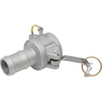 Алюминиевый камлок TITAN LOCK типа С серия EcoLine, розетка с хвостовиком 1 1/4" TL125CAL-EL