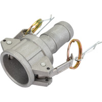 Алюминиевый камлок TITAN LOCK типа С серия EcoLine, розетка с хвостовиком 1" TL100CAL-EL