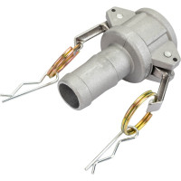 Алюминиевый камлок TITAN LOCK типа С серия EcoLine, розетка с хвостовиком 1" TL100CAL-EL