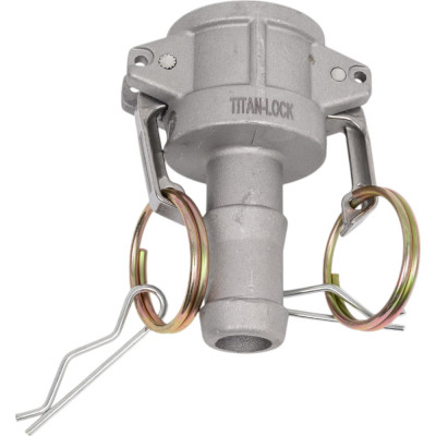Алюминиевый камлок TITAN LOCK типа С серия EcoLine, розетка с хвостовиком 3/4" TL75CAL-EL