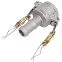 Алюминиевый камлок TITAN LOCK типа С серия EcoLine, розетка с хвостовиком 3/4" TL75CAL-EL
