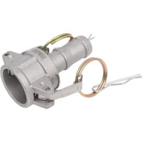 Алюминиевый камлок TITAN LOCK типа С серия EcoLine, розетка с хвостовиком 3/4" TL75CAL-EL