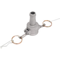 Алюминиевый камлок TITAN LOCK типа С серия EcoLine, розетка с хвостовиком 3/4" TL75CAL-EL