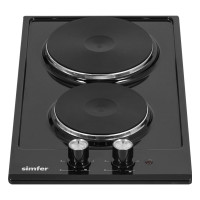 Электрическая варочная панель SImfer 3 уровня мощности, черный H30E02B016