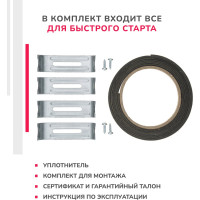 Электрическая варочная панель SImfer 3 уровня мощности, черный H30E02B016