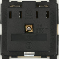 Розетка LK Studio с заземляющим контактом, со шторками, белый LK45 851404-1