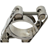 Двухболтовый силовой хомут TITAN LOCK 35-45 мм, нерж. сталь TL35-45DRCSS