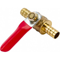 Краник шаровой латунный елочка под шланг 8 мм ARMA BV-08/08