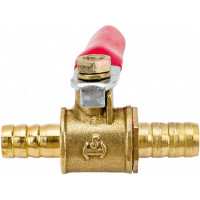 Краник шаровой латунный елочка под шланг 8 мм ARMA BV-08/08
