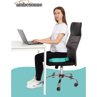 Анатомическая ортопедическая подушка под копчик для офисного кресла AMBESONNE memory foam, 46x36х8 см vsc006_f0001_46x36