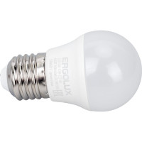 Светодиодная лампа Ergolux LED-G45-10W-E27-4K (Шар 10Вт E27 4500K 220-240В ПРОМО) 14546