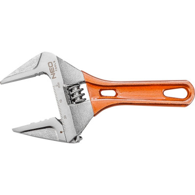 Разводной ключ короткий 118 мм, рабочий диапазон 0-28 мм NEO Tools 03-019