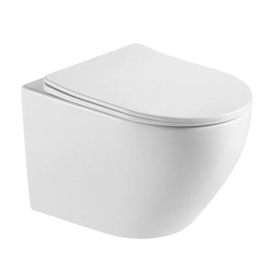 Подвесной унитаз Cerutti SPA SELLA Aria 490х360х325, безободковый 7183