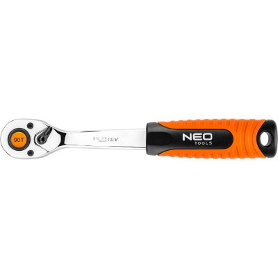 Трещоточный ключ NEO Tools 1/4 90 зубов 08-530