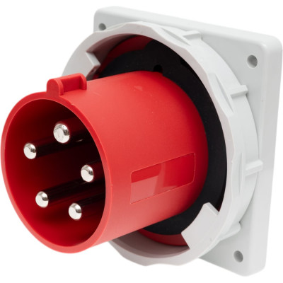 Встраиваемая вилка INPIN 63A/400V/3P+N+E/IP67, фланец 106x110 CA3658
