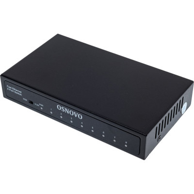 Коммутатор OSNOVO SW-10800 Fast Ethernet на 8 RJ45 портов. Порты: 8 x FE (10/100Base-TX) sct1498