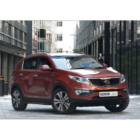 Пороги "Black" Rival для Hyundai ix35 2010-2015/Kia Sportage III 2010-2016, 173 см, 2 шт., алюминий, F173ALB.2303.2