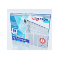 Радиатор AQUAPROM 500/80 алюминиевый AL, 10 секций A21 00-00016982