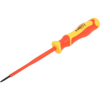 Шлицевая отвертка NEO Tools 0.6 x 3 x 100 мм, 1000 В 04-131