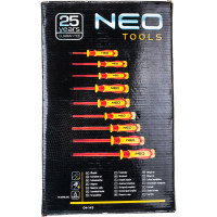 Набор отверток NEO Tools 1000 В, 9 шт 04-143