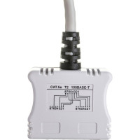 Разветвитель Hyperline SPL-YT4-E2-E2 RJ-45 4Pr.T568A/T568B 2 x 2Pr.10BASE-T 34525