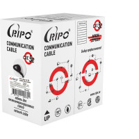 Кабель RIPO, витая пара LAN интернет кабель FTP4 CAT5E 24AWG CCA outdoor 001-122003