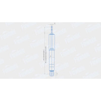 Амортизатор задний газовый DYNAMIC ГАЗ Volga 24-3110 FINWHALE 120622