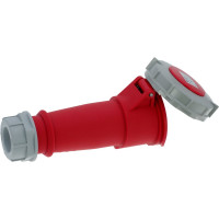 Кабельная розетка INPIN 32A/400V/3P+E/IP67 CA556