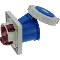 Встраиваемая розетка INPIN 125A/230V/1P+N+E/IP67, фланец 130x130 CA3380