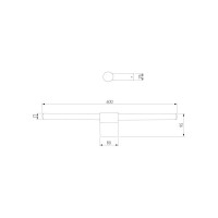 Настенный светодиодный светильник Elektrostandard 40125/led/ luar черный жемчуг a062892