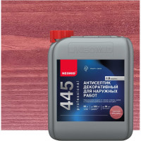 Декоративный антисептик для наружных работ NEOMID 445 5 кг таежная брусника Н-445-5/таежн.бр