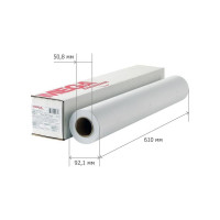 Бумага широкоформатная Комус InkJet 120г 610ммх30,5м 50,8мм 1773245