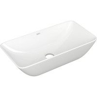 Накладная прямоугольная раковина чаша Bauedge BAU Spectrum mini 47x24, белая SM0011