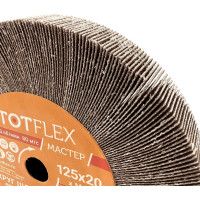 Круг лепестковый со ступицей Master 125x20 мм, M14, Р120 А TOTFLEX 4631170658997