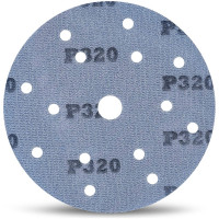 Шлифовальный круг на липучке 150 мм, Р320, на пленке, 10 шт TOTFLEX 4631174654179
